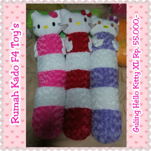 Boneka guling hello kitty snail