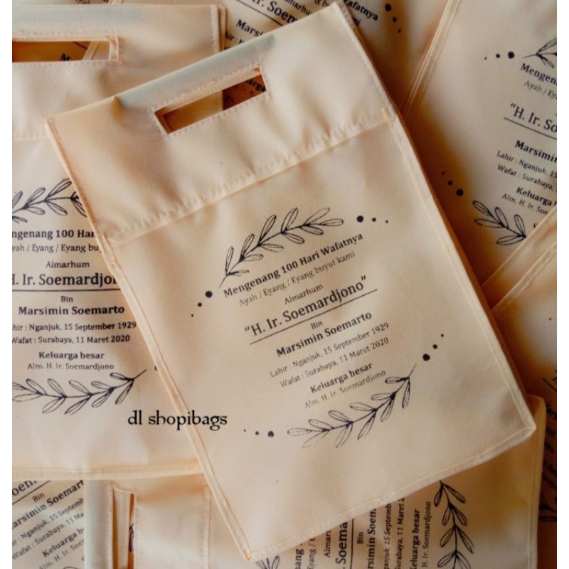 Tas Nasi/Tas bambu, muat box nasi & kue