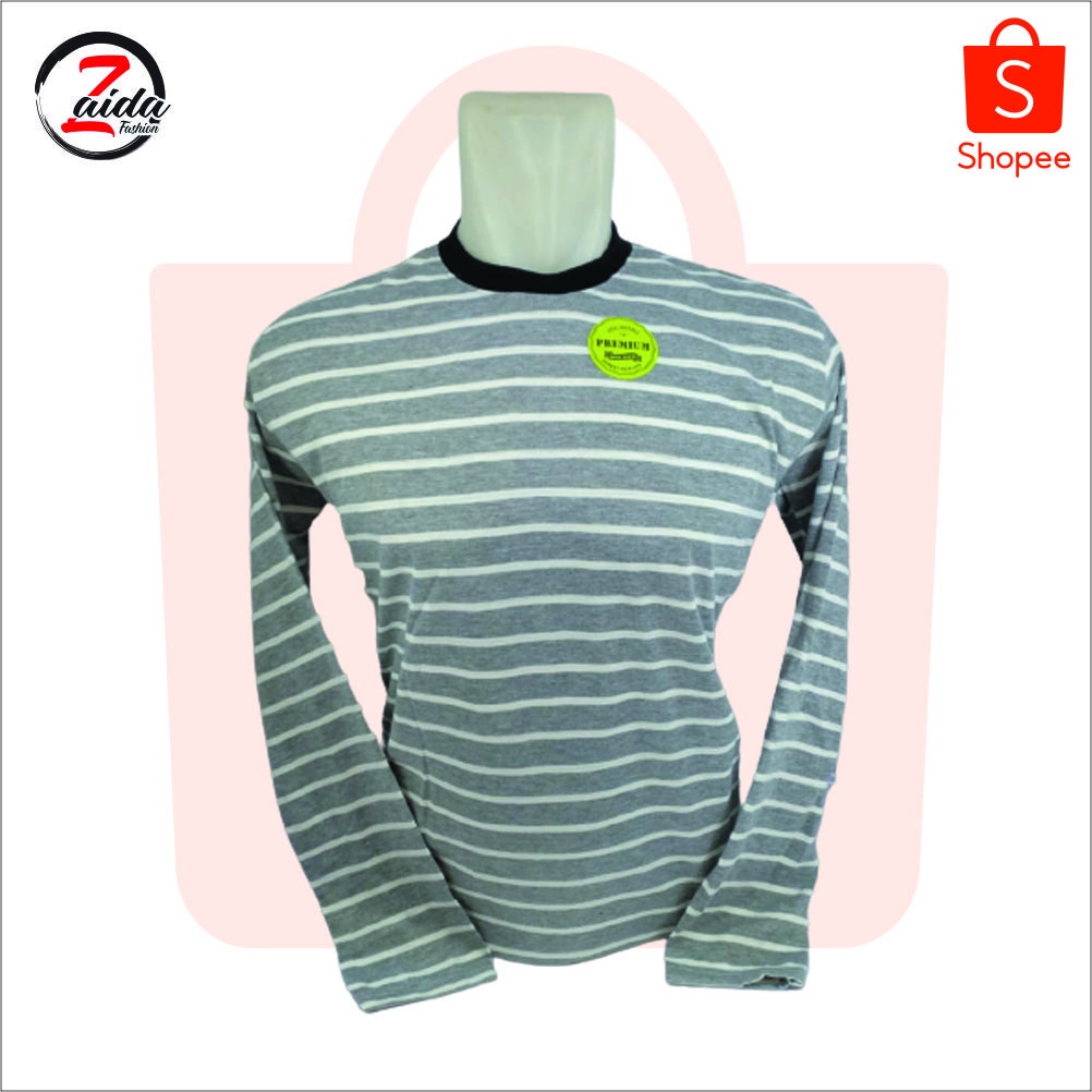 Kaos Salur - Kaos Salur Lengan Panjang - Kaos Lengan Panjang Pria/Wanita - Zaida