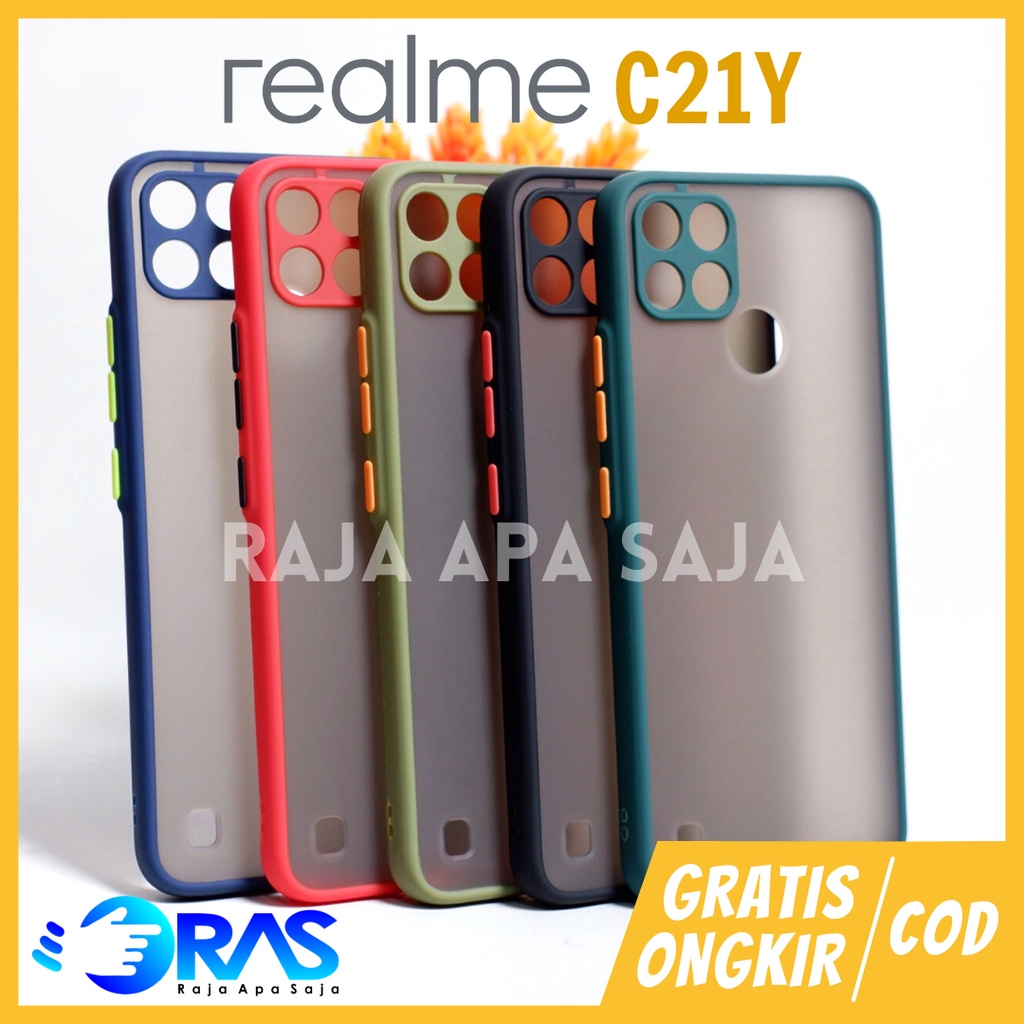 SOFT CASE REALME C21Y - Silicon HP Realmi Softcase Hardcase Silikon Karet HP Cover Sarung Casing Kes
