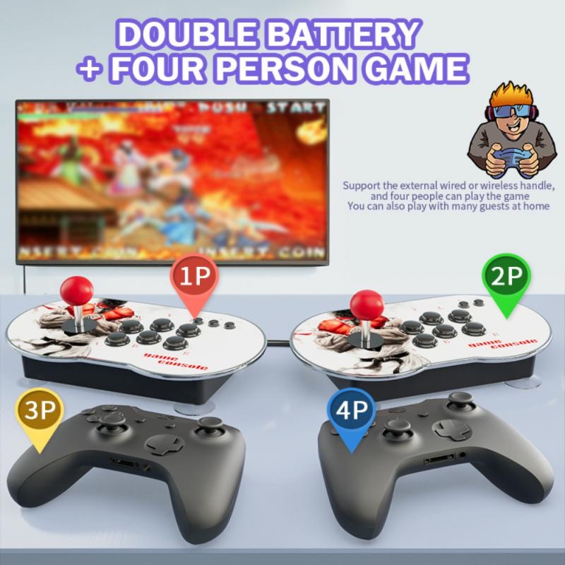 MT6 Dual Turret - Classic Retro TV Console Arcade Game Box 64GB