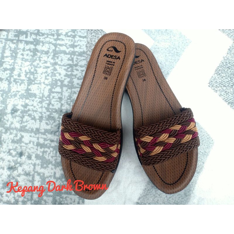 Sandal wanita Sandal Turkey Turki Adesa selop oleh-oleh haji harga murah nyaman ringan tidak licin