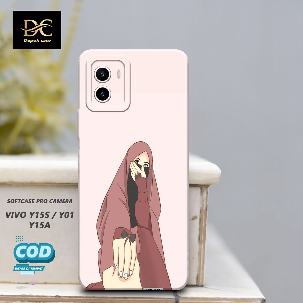 Case Vivo Y15s / Y01 / Y15A Terbaru - Fashion Case HIJAB - Casing Hp Vivo Y15s / Y01 / Y15A Terbaru 