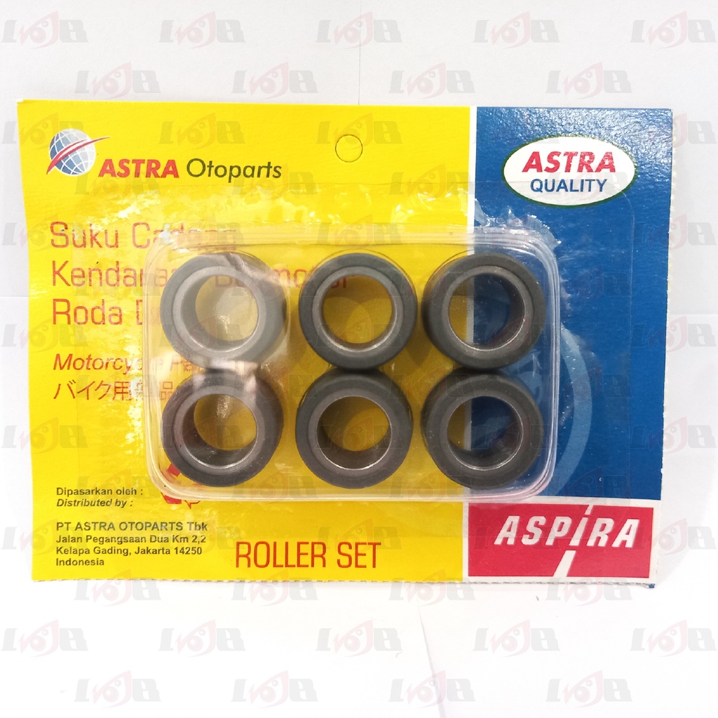 ASPIRA Paket Vbelt Roller Yamaha Xeon Series 44D Vanbelt V-Belt Cvt Motor