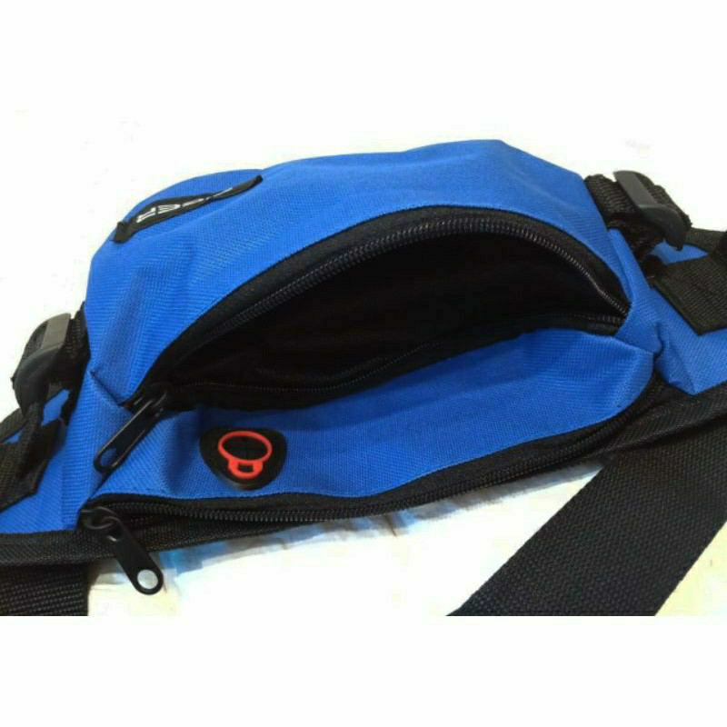 TERLARIS - TAS SELEMPANG PRIA WANITA / TAS PINGGANG / WAISTBAG - EG0088 ADA LUBANG HEADSET