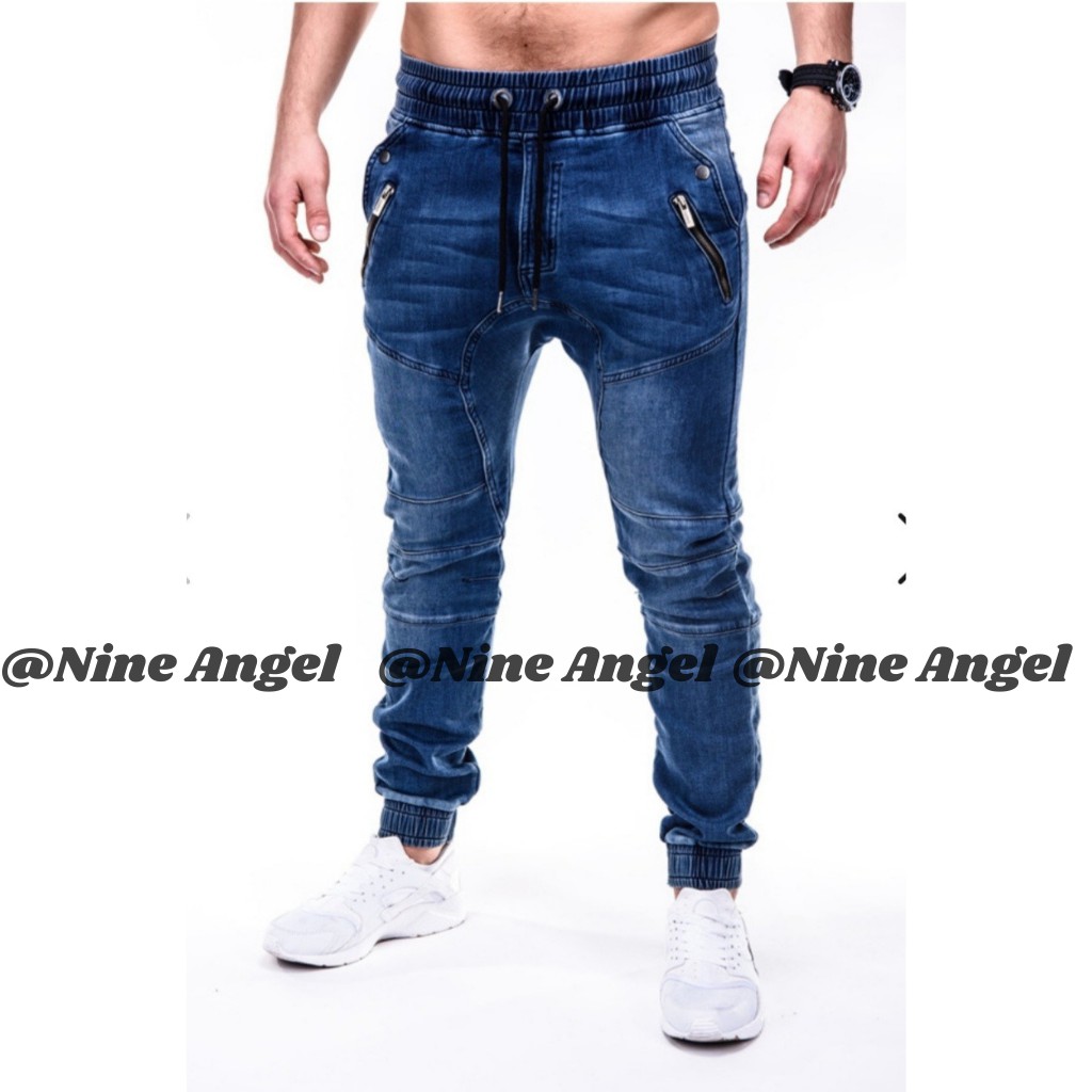 Celana Joger Jeans Korean Shopee Indonesia Celana Joger Jeans Korean Shopee Indonesia