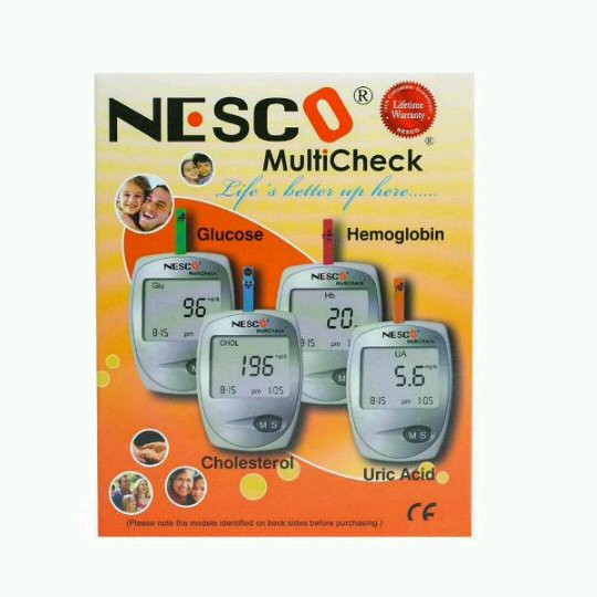 Termurah  Nesco Multicheck GCU. Tes Gula Darah Kolesterol dan Asam Urat Nesco.  Diskon