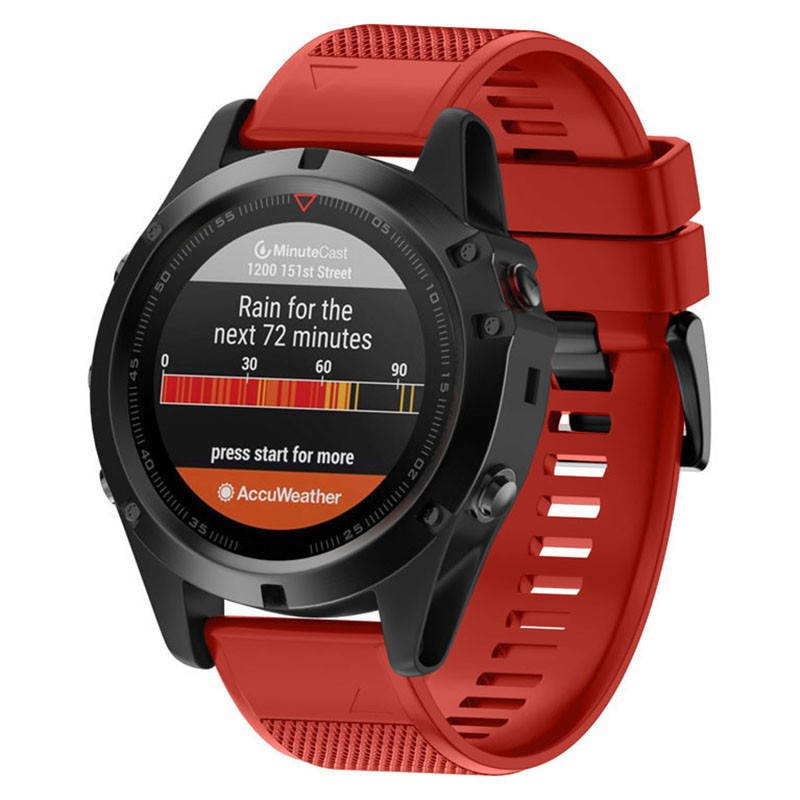 Murah Strap Silikon Pengganti untuk Smartband Garmin Fenix 5X / Fenix 3 / Fenix 3 / Fenix 3HR.