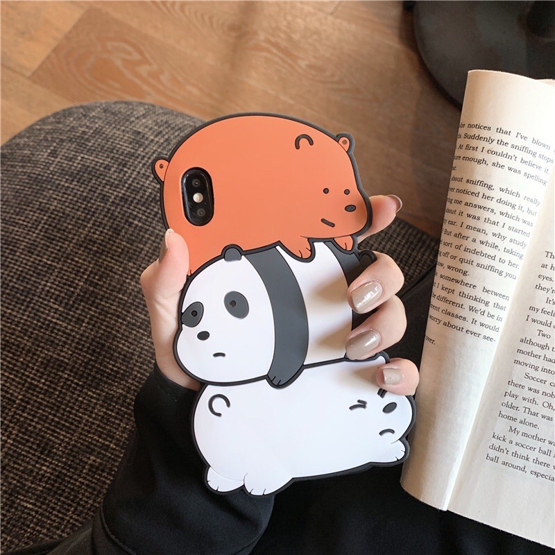 Silicon 3D BEAR for REDMI 6A Softcase  Boneka Silikon boneka lucu pelindung hp case tebal karet softcase lentur