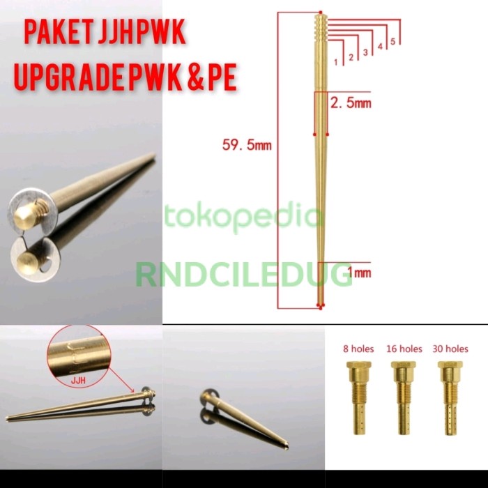 Paket Upgrade Karburator Pe28 Pwk 28 Jjh + Nozel Sudco Copy Asli