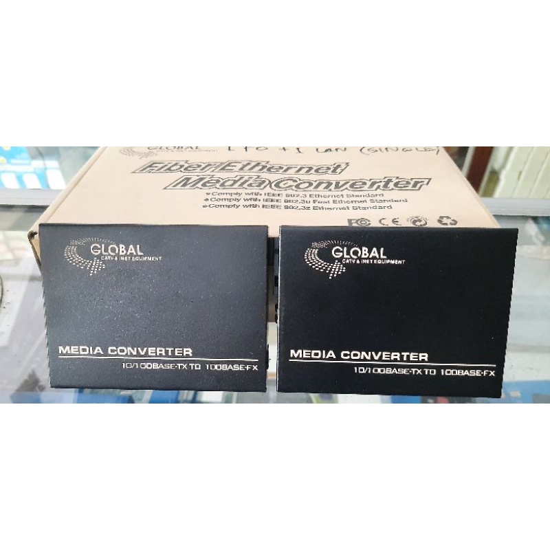 10/100Mbps MEDIA CONVERTER GLOBAL