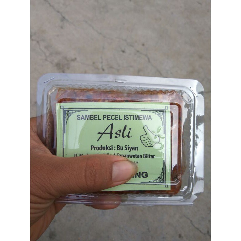 

Sambel Pecel 250 gram Enak