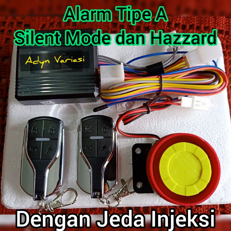 Remot Alarm Tipe A Khusus Motor Injeksi dengan Modul Jeda