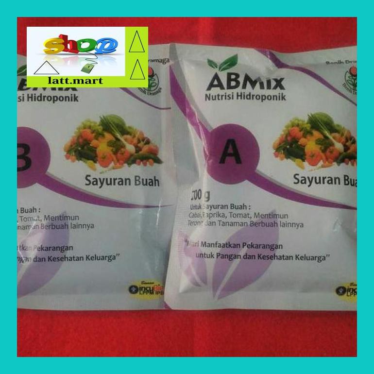 Yu04Yts Pupuk/Nutrisi Ab Mix Untuk Sayuran Buah, Isi 400G Untuk 200 L Yul0F40Ul