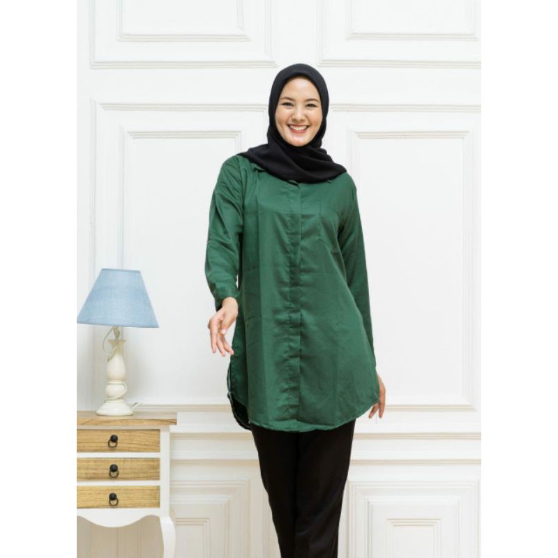 Tunik amyra/tunik polos/katun toyobo