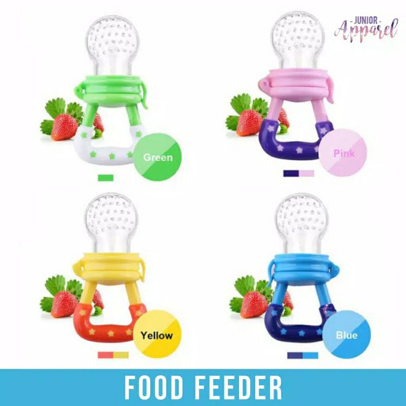{SAP•HOME} Empeng Buah kerincingan mainan / Pacifier Fruit Sayur Bayi Gigit Makan Teether-5