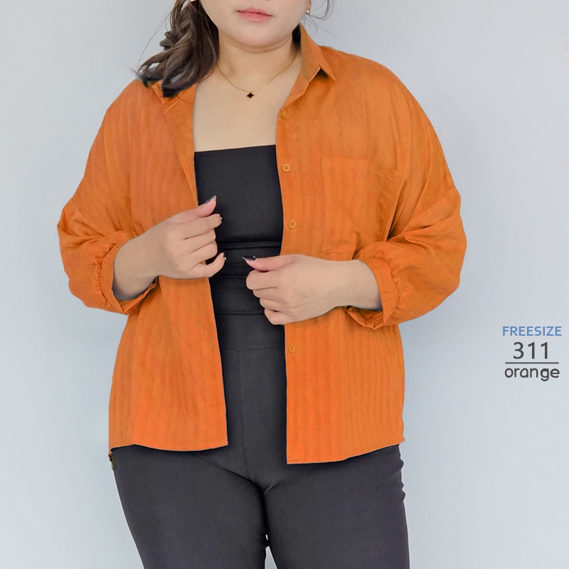 ARENA - Kemeja Wanita Freesize / Oversize Shirt