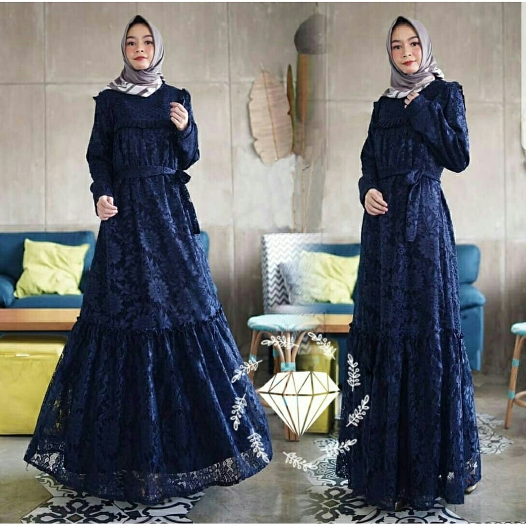 Dress Materi - Dress Pesta Wanita Terbaru - Baju Gamis Perempuan