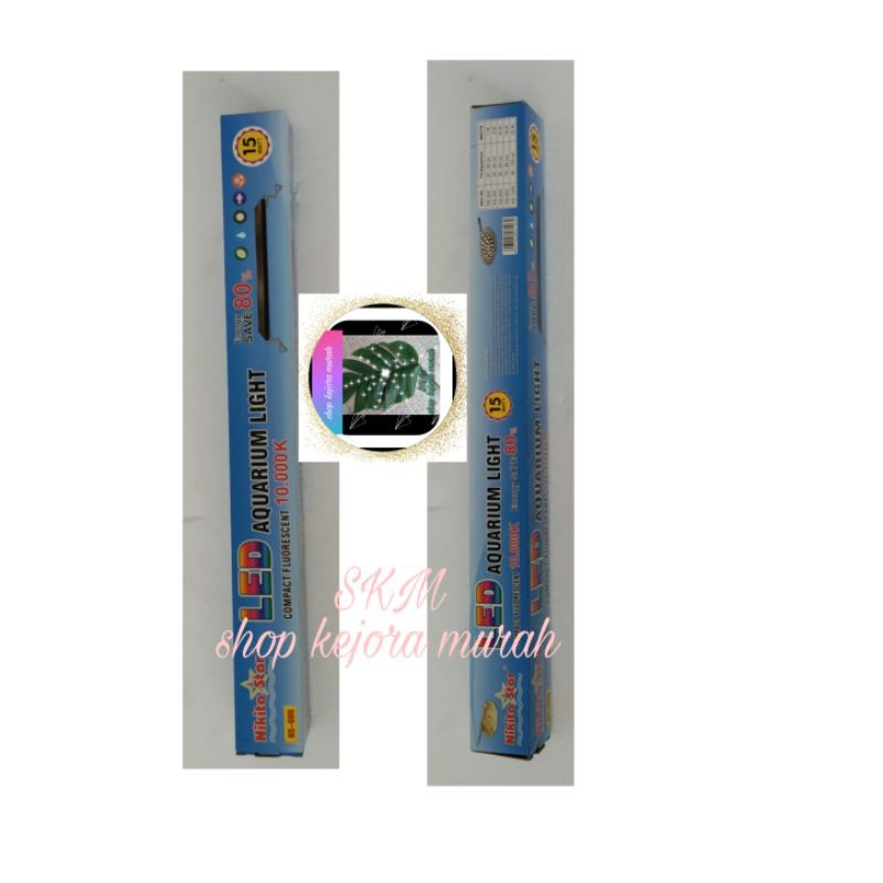 LAMPU AQUARIUM AQUASCAPE LED NIKITA STAR NS-600 NS 600 NS600