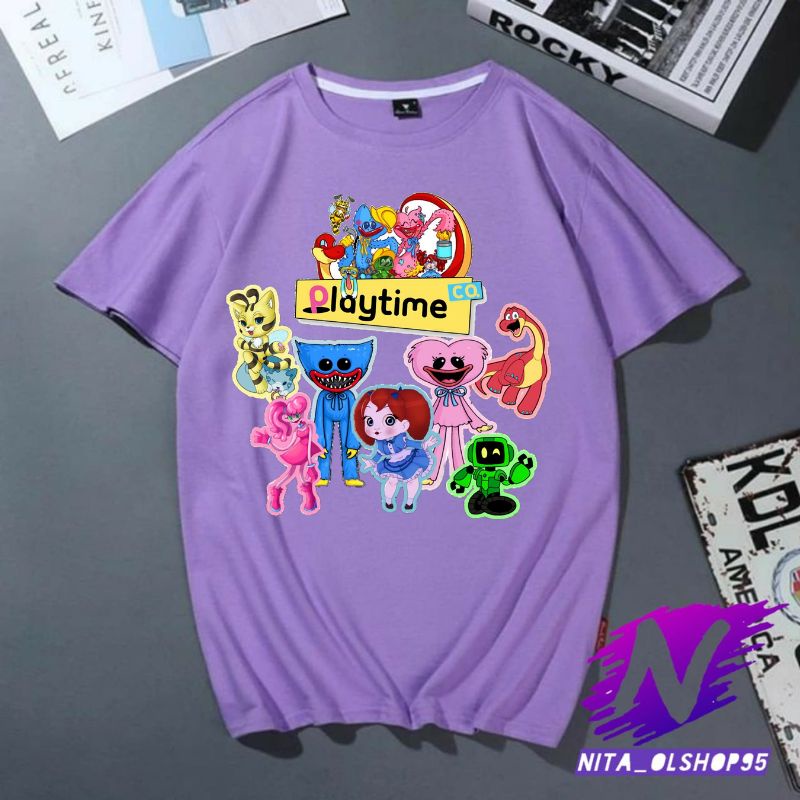 baju anka playtime kaos anak playtime kaos play time huggy wuggy free tulis nama