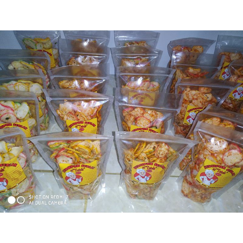 

Kerupuk seblak, seblak kering ,kerupuk seblak siteteh