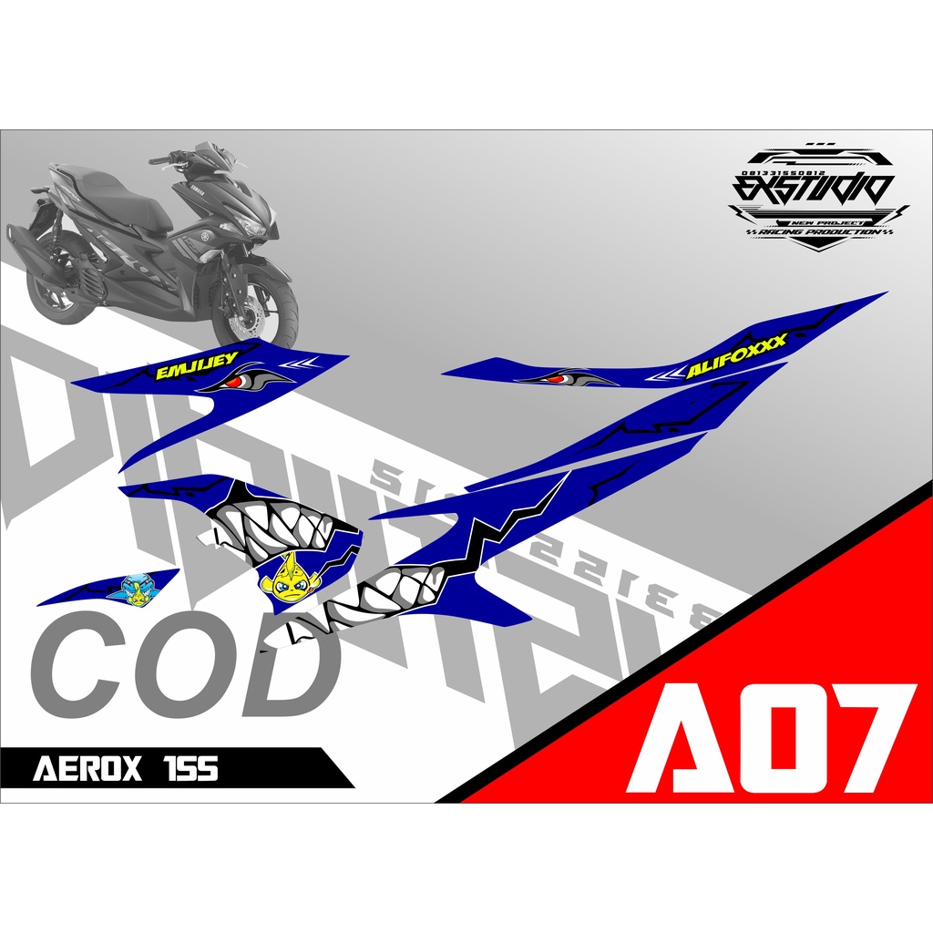 Decal striping NINJA R