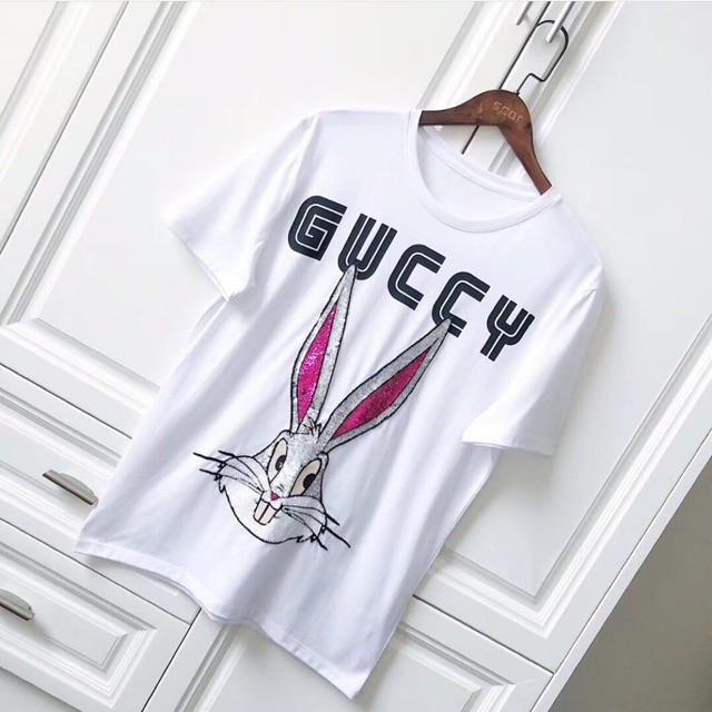 Kaos Gucci Bunny White / T Shirt Gucci
