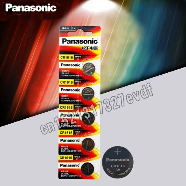 Panasonic CR1616 3 V Baterai Koin Lithium DL1616 ECR1616 LM1616