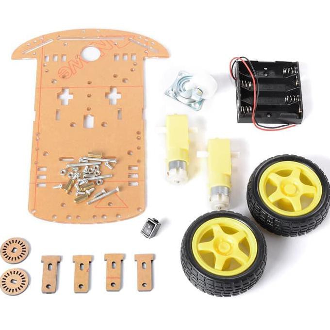 KIT Motor Smart Robot Car Chassis Kit 2WD Arduino Smarcar Wheel 2 WD