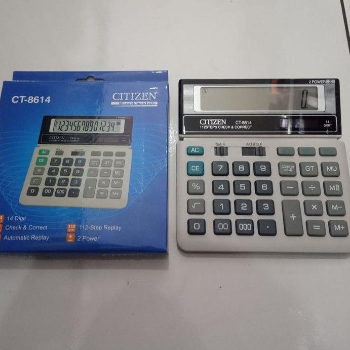 

Terupdate KALKULATOR CITIZEN CT-8614 WM6