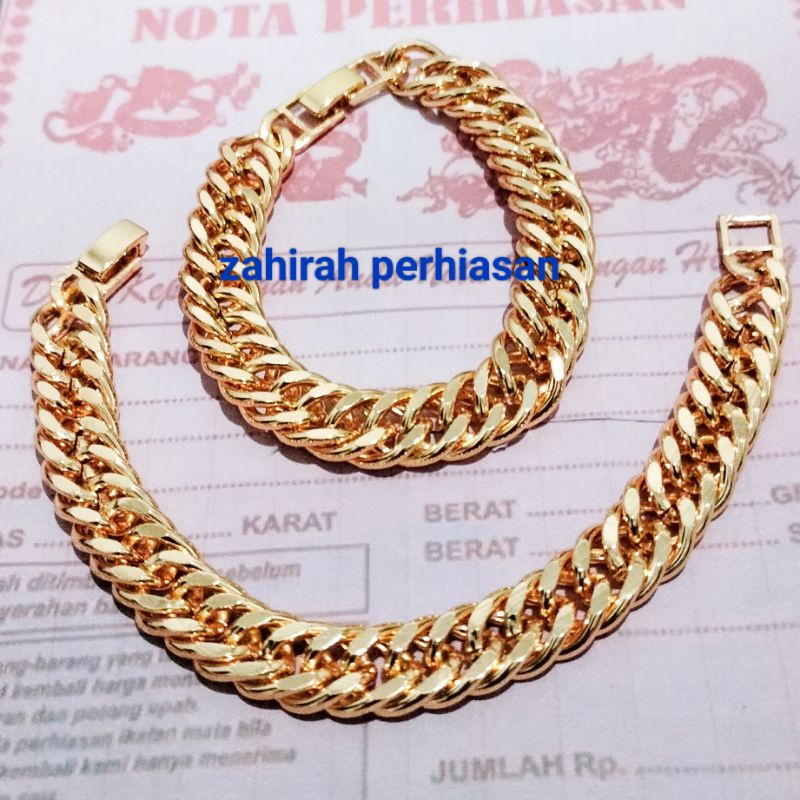 GELANG RANTAI PRIA WANITA TITANIUM TERLARIS 18