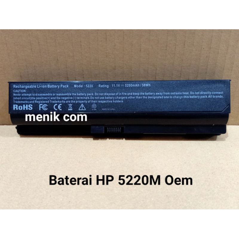 Baterai hp probook 5220m 5520m 5220 oem