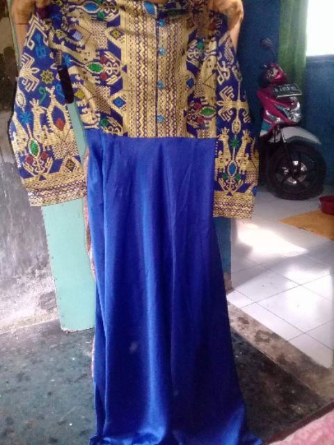 Gamis Syari Atasan Couple Sarimbit Batik Ramadhani Gayatri Prada