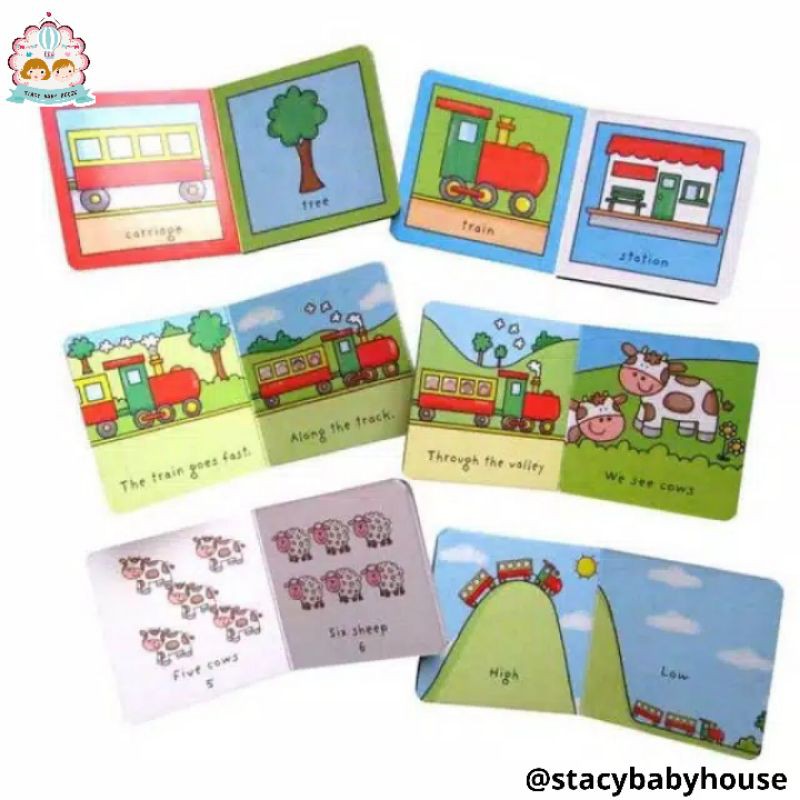 MY LITTLE TRAIN MINI LIBRARY BOOK