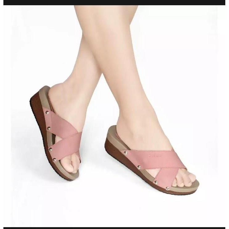 sandal wanita tali silang/cassual/rizkiana_olshop