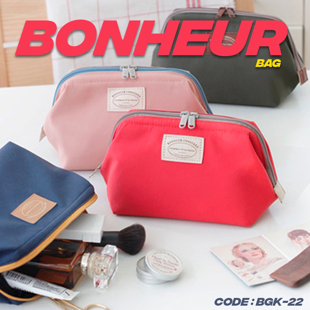 Dompet Kosmetik Anti Air Bonheur . BGK-22