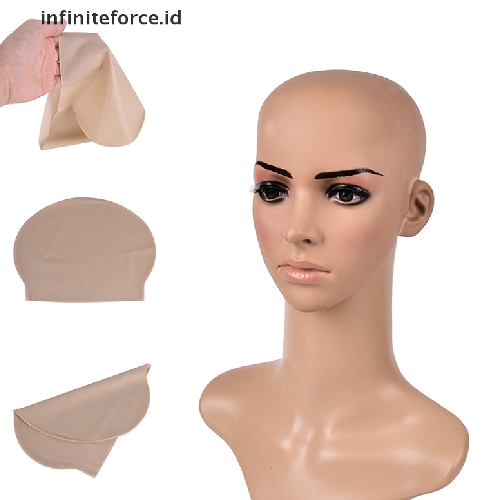 Wig Rambut Extensions Bahan Latex Untuk Unisex