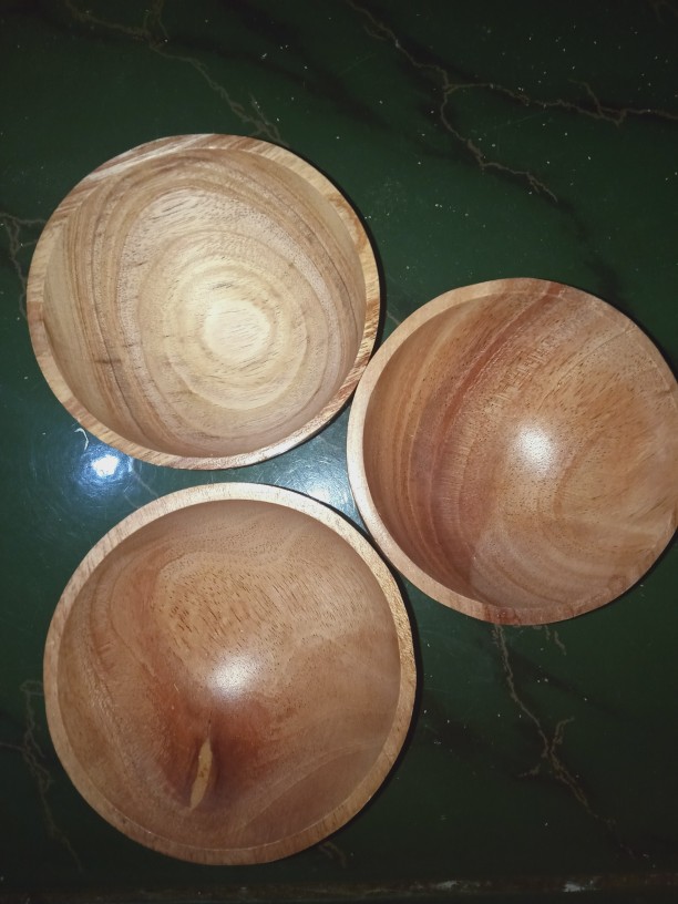 Mangkok Kayu Mahoni D 6cm-8cm