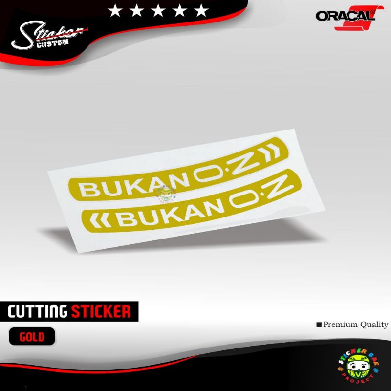 sticker velg bukan oz bahan cutting sticker isi 2pcs