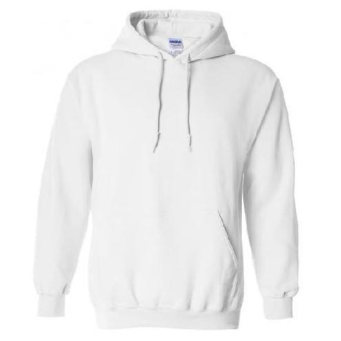 Hoodie polos putih