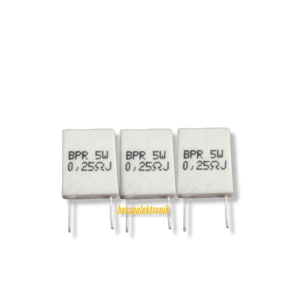 Resistor 5 Watt BPR 0.1 0.15 0.25 R(5watt)