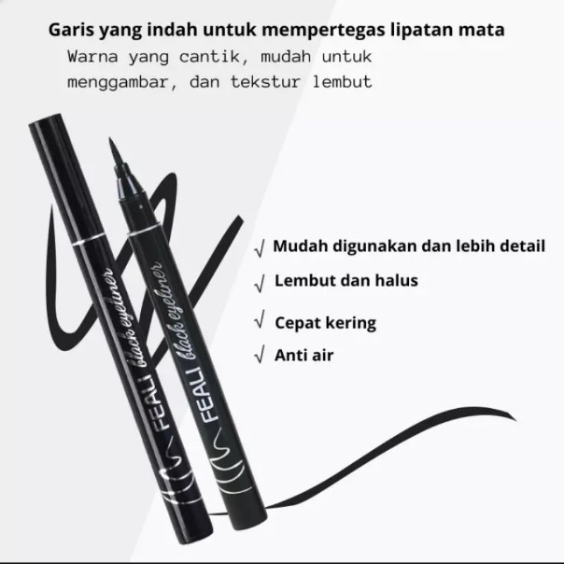 FEALI Eyeliner / Pinkflash OhMyLine Dnm Pensil Eyeliner Waterproof Eyeliner anti air