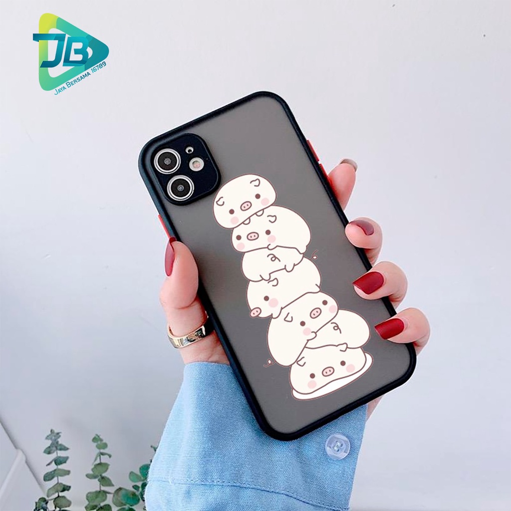 SOFTCASE DOVE PIG CUTE OPPO VIVO SAMSUNG XIAOMI REALME IPHONE ALL TYPE JB5010