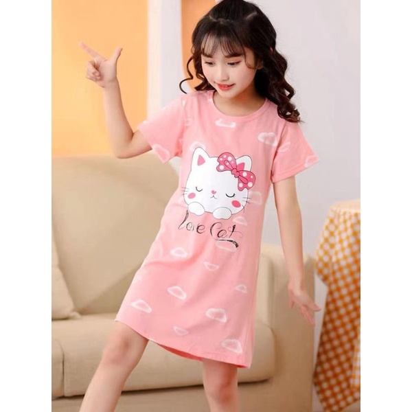 DASTER ANAK IMPORT |BAJU TIDUR ANAK KATUN/DASTER IMPORT ANAK USIA 3-12TAHUN