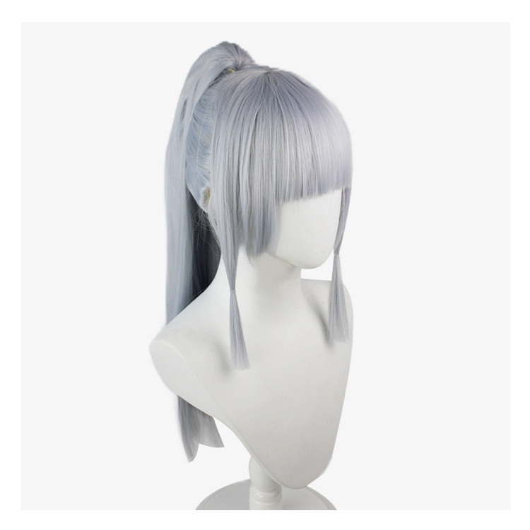 LOL-62 wig kamisato ayaka genshin impact rambut palsu cosplay