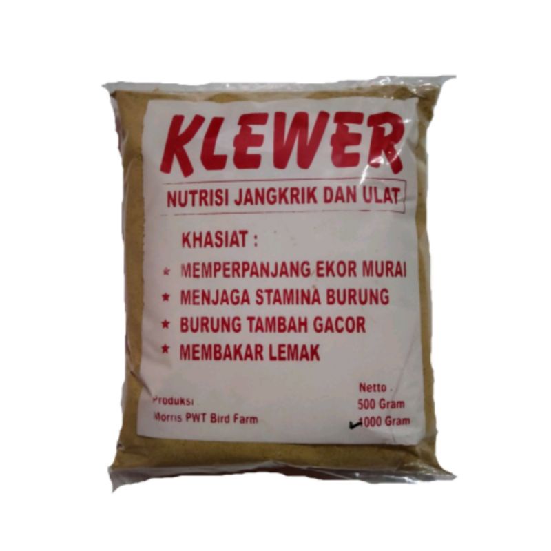 Klewer pakan jangkrik khusus burung