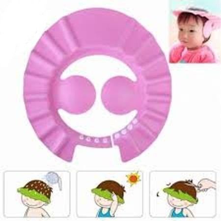 Topi keramas anak plus kancing kids shower cap