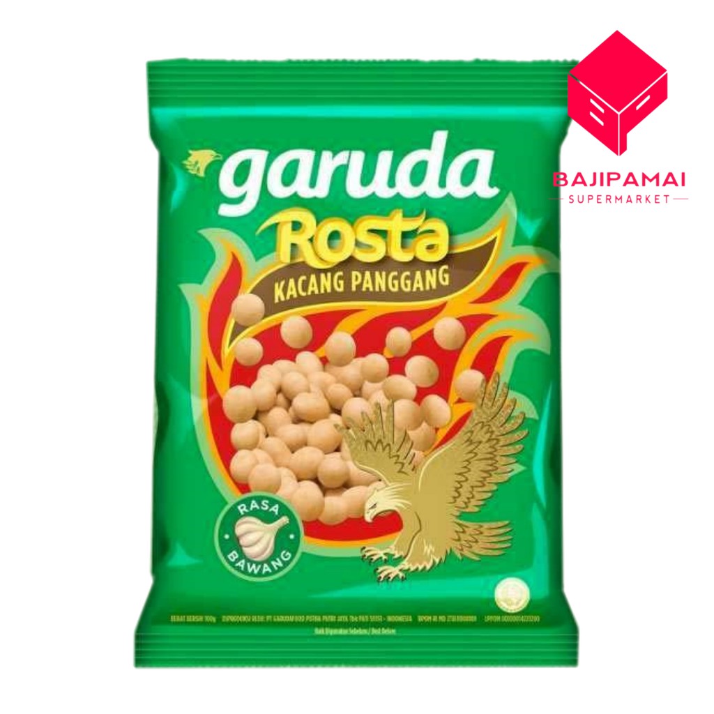 

Garuda Rosta Kacang Panggang Rasa Bawang dan Pedas 100gr