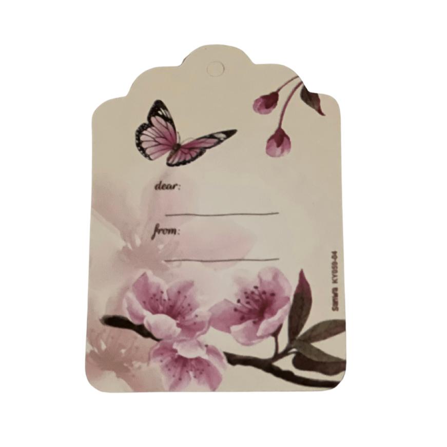 Kartu Ucapan Mini Greeting Card / Papertag Motif Elegant