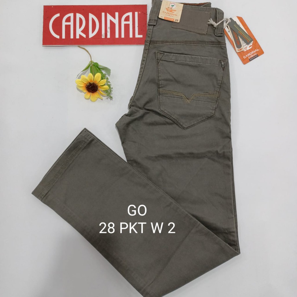 gof 27-28 PKT CARDINAL CASUAL CELANA POCKETS PANJANG Celana Chino Pria Fashion Laki Brand Kekinian